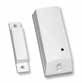 White wireless door contact sensor and separate magnet