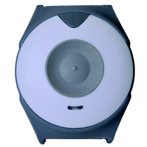 Personal alarm button with wristband and neck cord