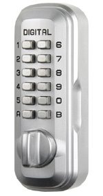 Wall mounted push button keysafe